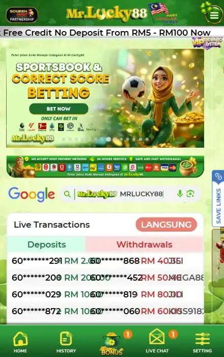 MrLucky88 Mobile App